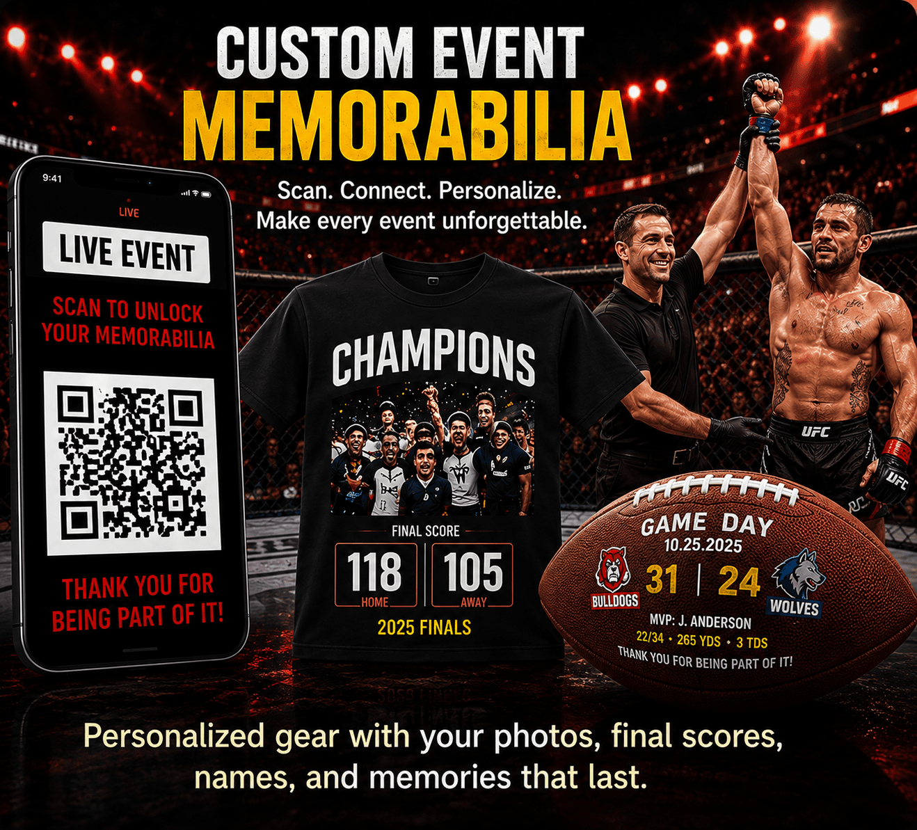 Live Event QR & Memorabilia