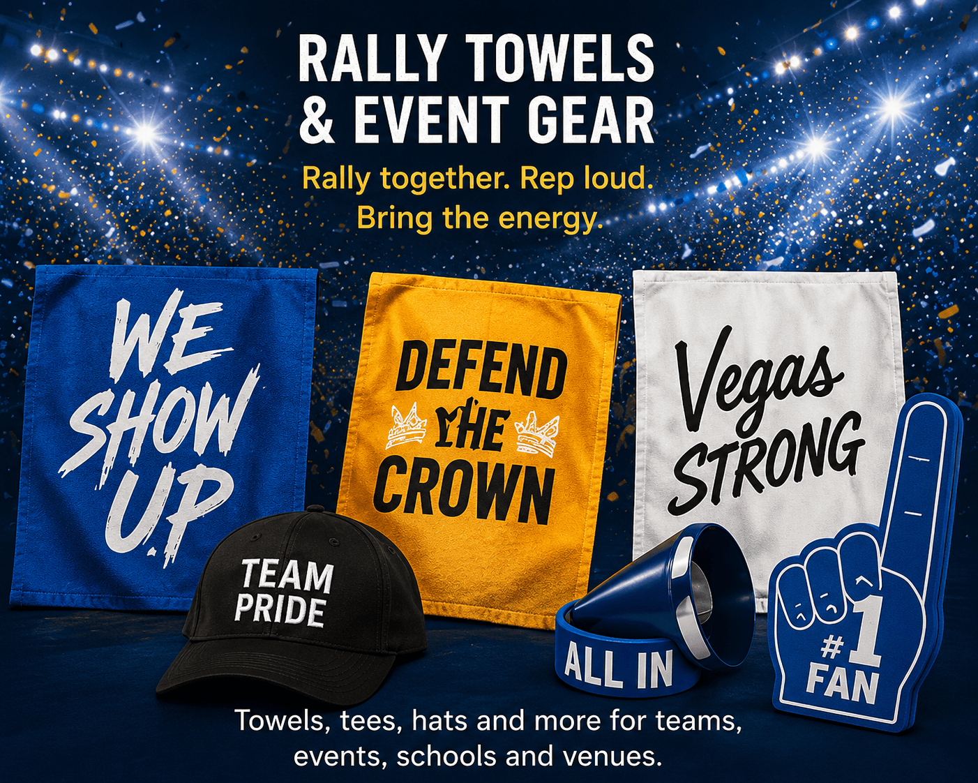 Rally Towels & Event Gear
